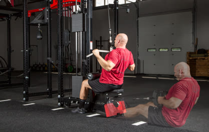 Rogue power rack shop lat pulldown